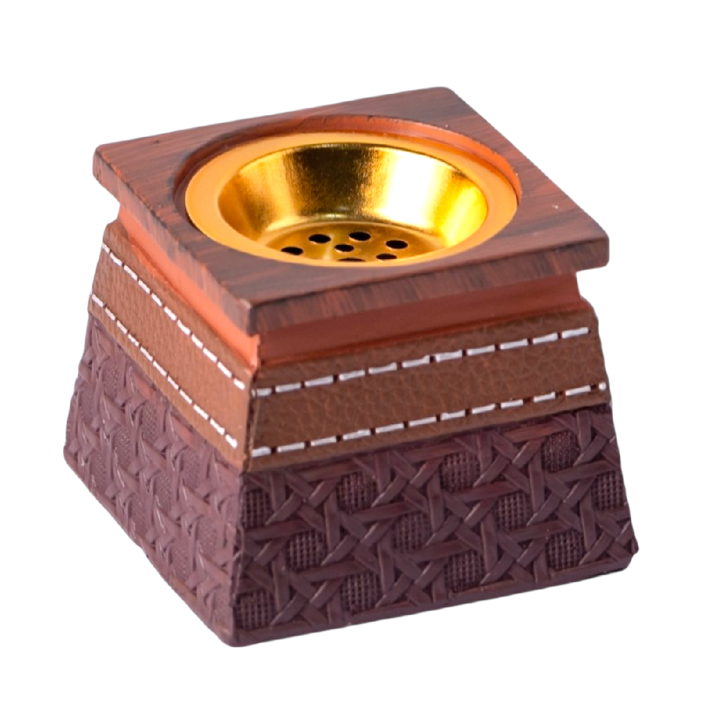 Beautiful incense burner brown