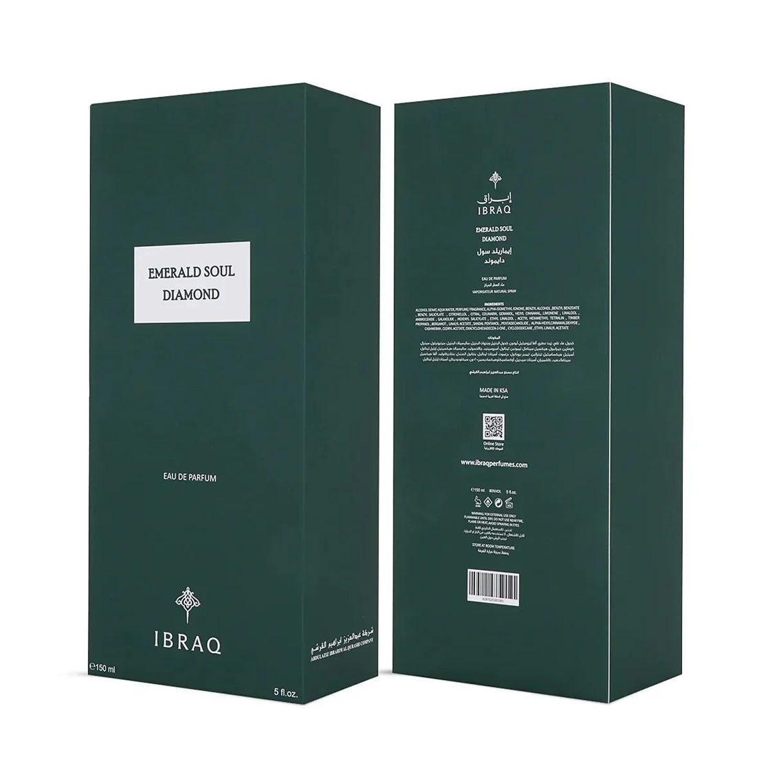 Ibraq Emerald Soul Diamond Eau du Perfum 150ml