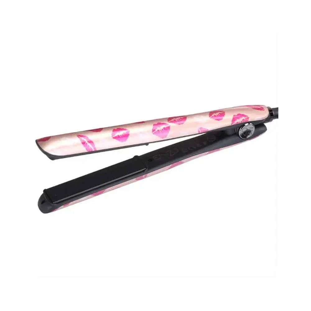 Enzo i love you ink on pink collection hair straightener