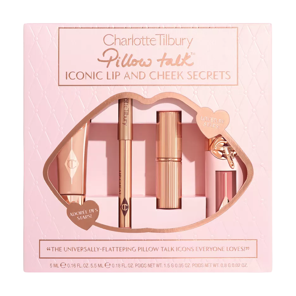 Charlotte Tilbury Pillow Talk Iconic Lip And Cheek Secrets Makeup Gift Set