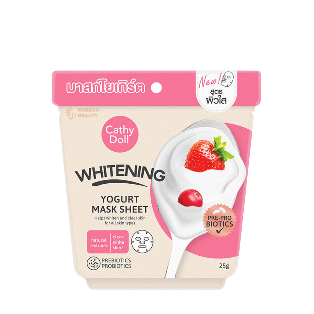 Cathy Doll Whitening Yogurt Mask Sheet 25g