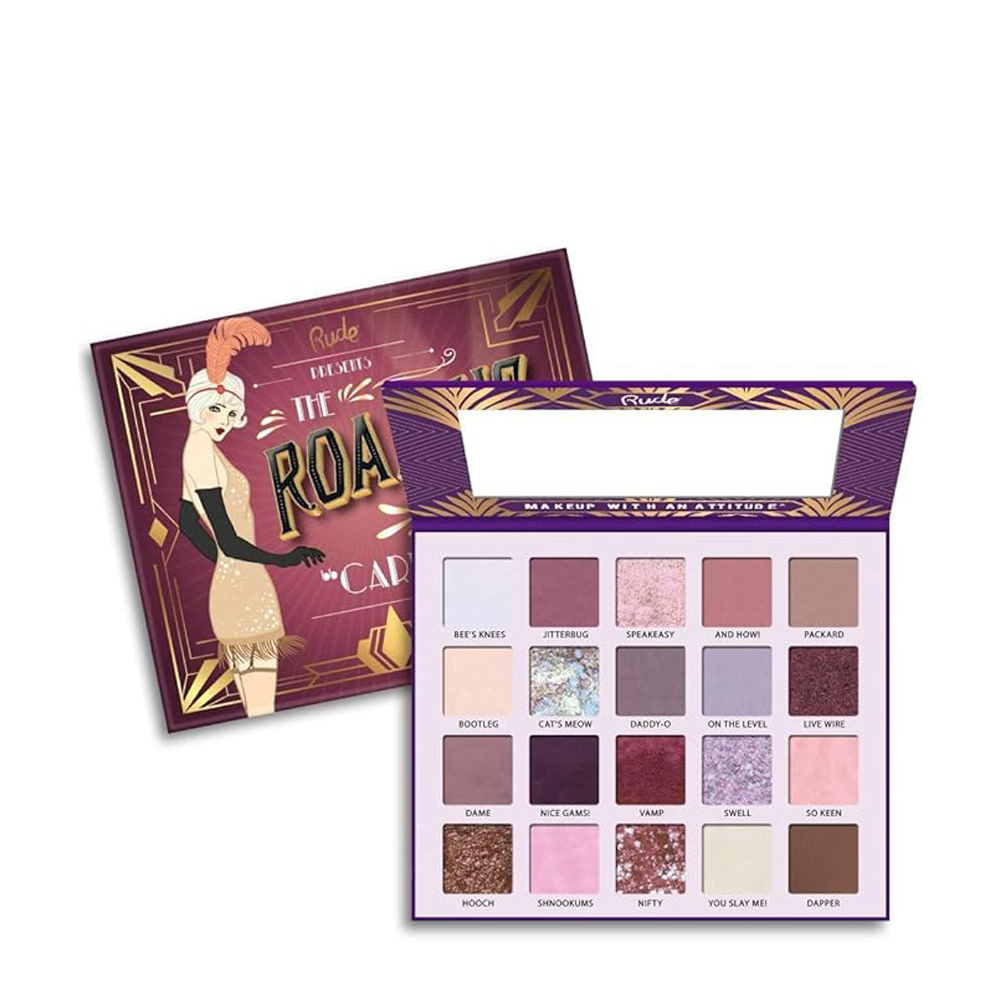 Rude the Roaring 20's CareFree Pressed Pigments and shadows Palette 24g