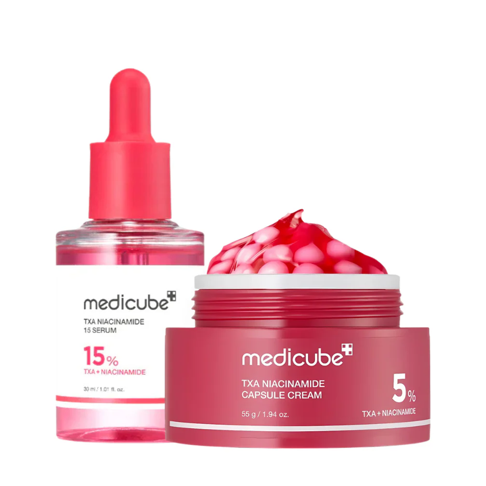 MEDICUBE TXA Niacinamide Serum Capsule Cream Set