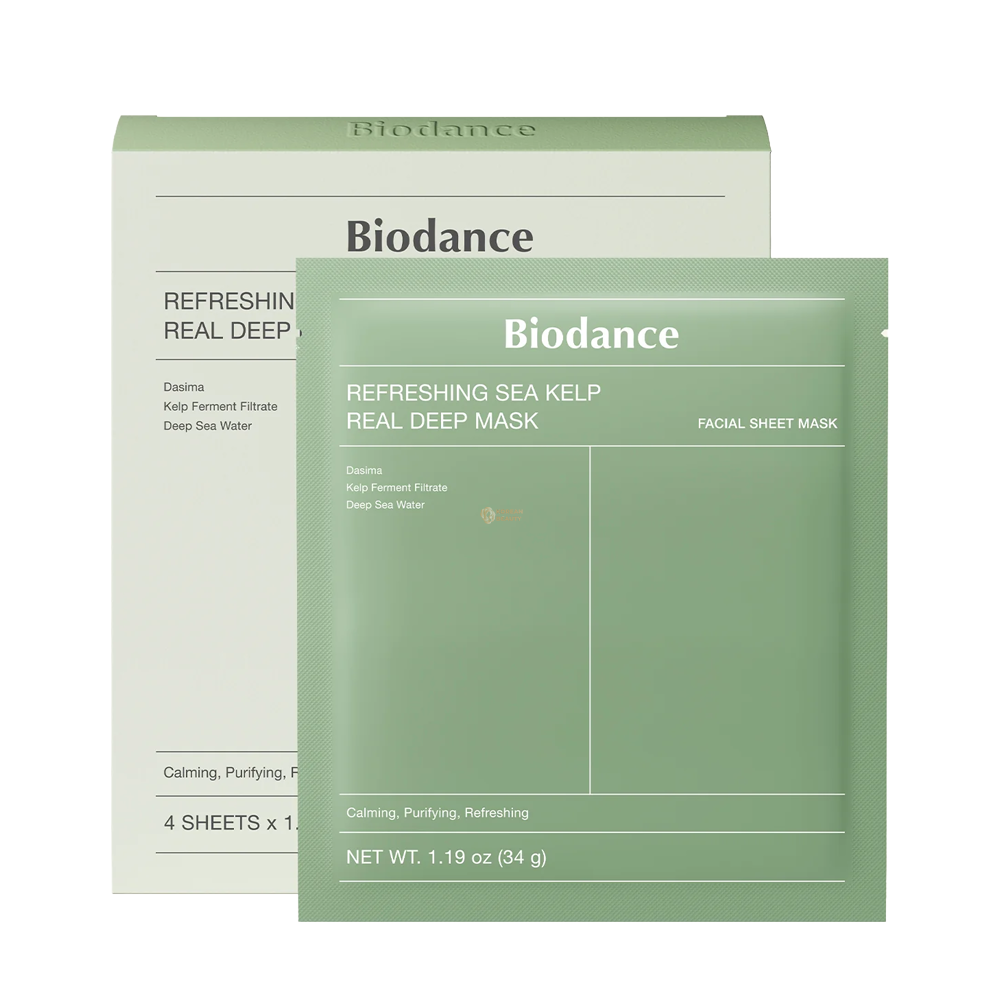 Biodance Refreshing Sea Kelp Real Deep Mask (pack 4 sheets ) 136g