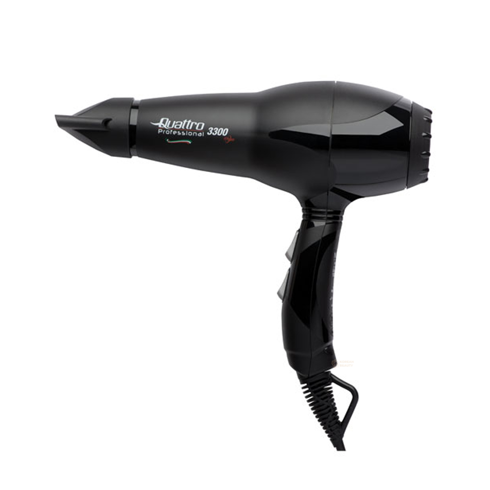 Quattro Professional Quattro Plus 3300 Hair Dryer Black