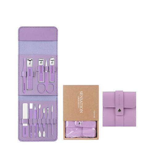 Sensation luxury 12 Pieces Manicure Set Lavender