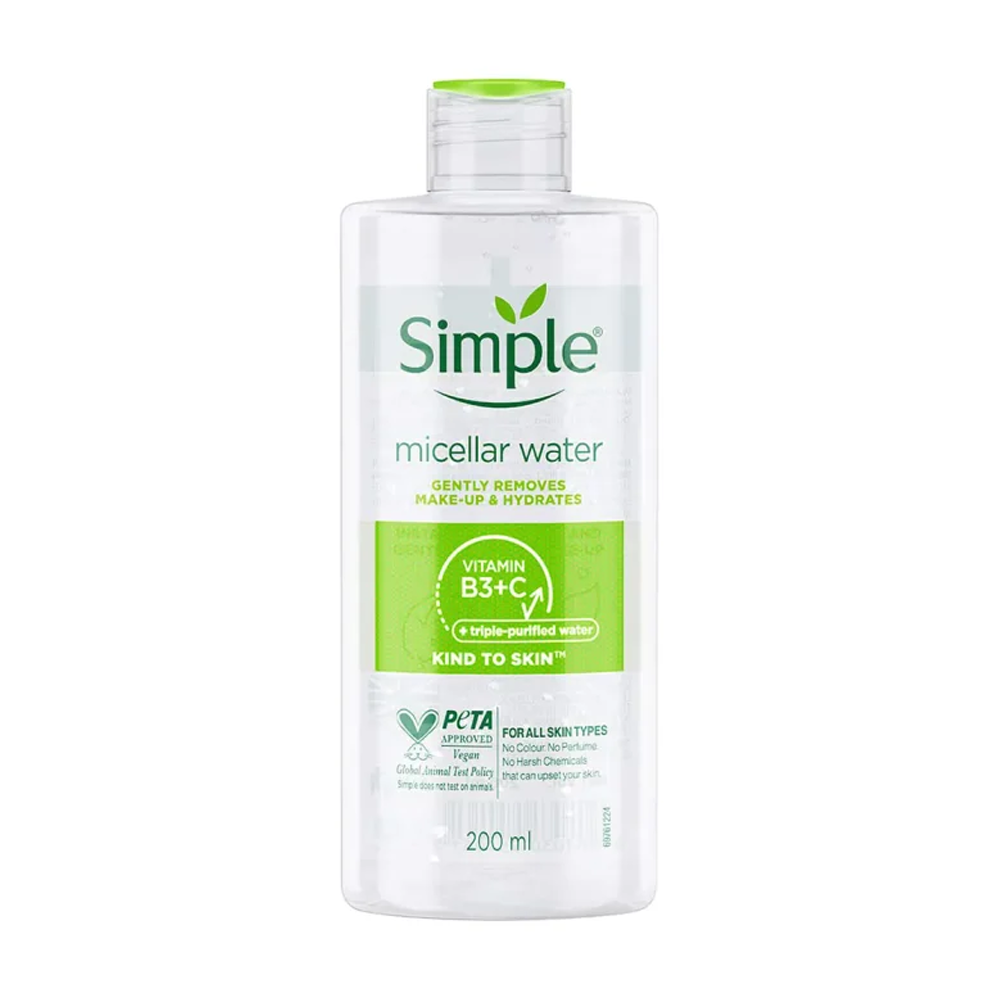 Simple Micellar Cleansing Water Vitamin B3+C 200ml