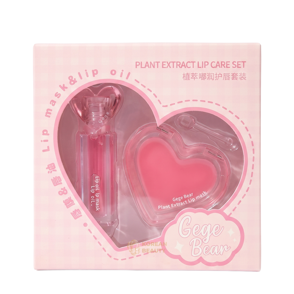GEGE BEAR Plant Extract Lip Care set
