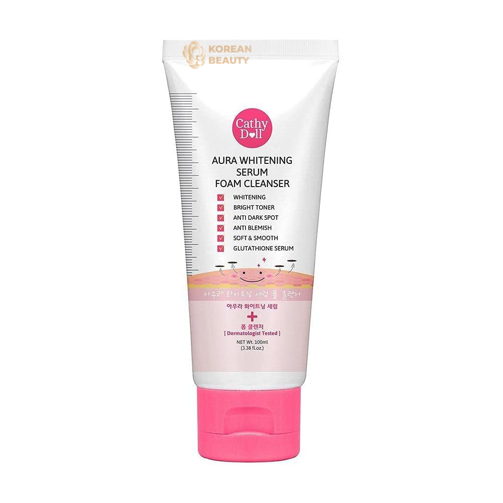Cathy Doll Aura Whitening Serum Foam Cleanser- 100ml