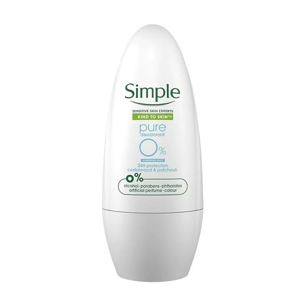 Simple Roll On Deodorant Pure Anti-perspirant 45 ML