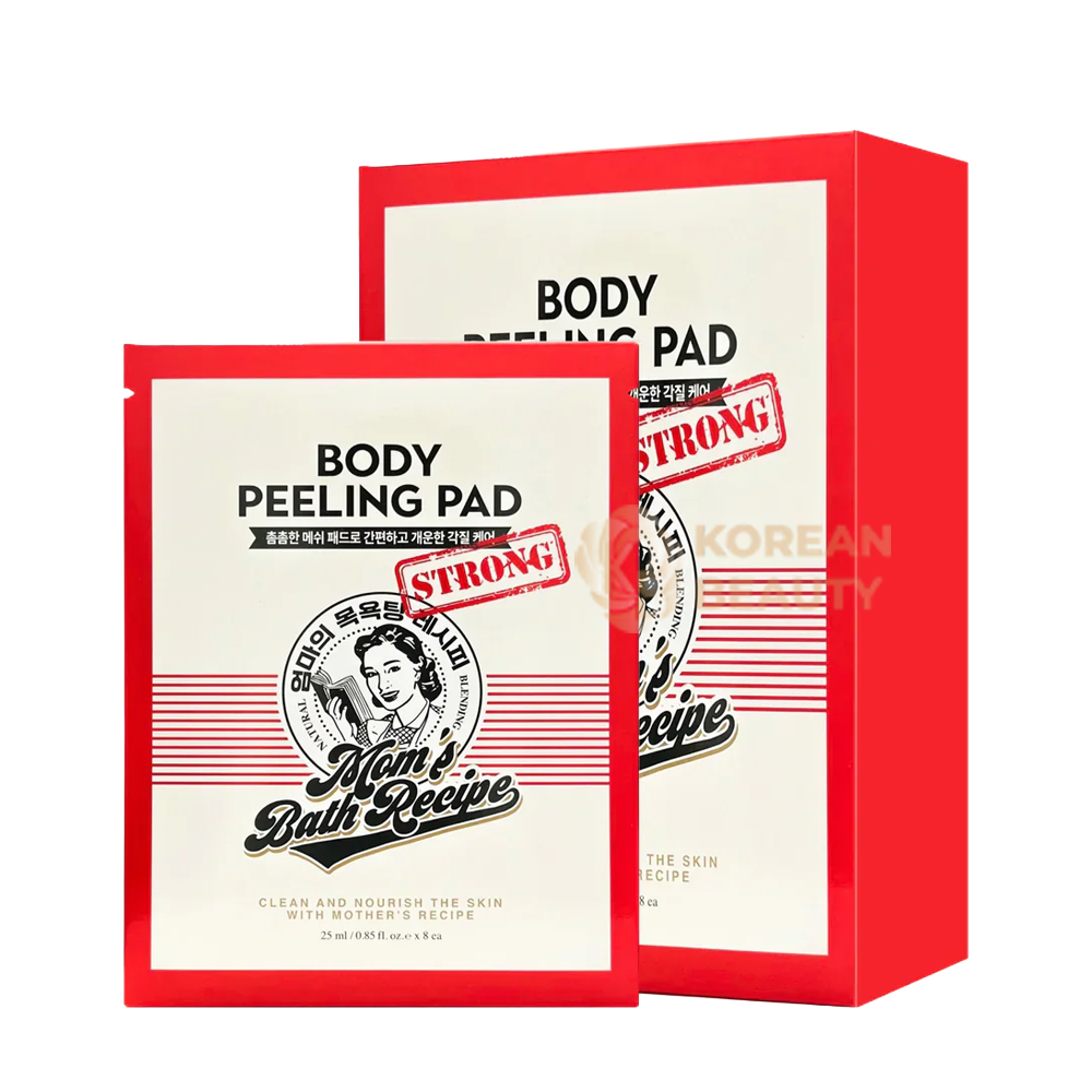 Mom's Bath Recipe- Body Peeling Pad Strong 1Pack 25ml × 8pcs