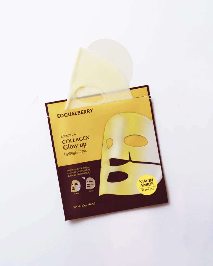 EQQUALBERRY COLLAGEN GLOW UP HYDROGEL MASK 30g 1PC.