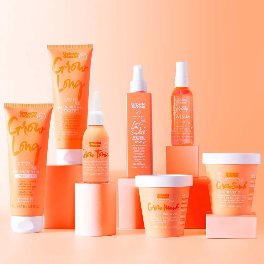 UMBERTO GIANNINI Grow Long & Smooth Wonder Blow Dry Hair Spray 175 ml