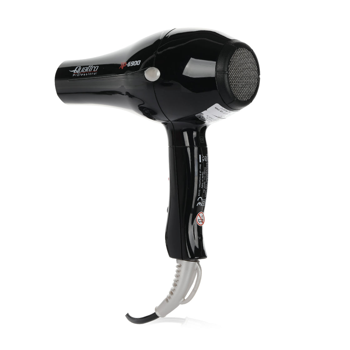 Quattro Professional Italian Hair Dryer 2500 Watts XP6900 Black