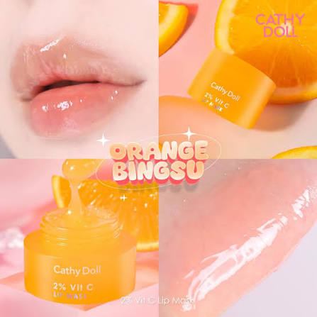 CATHY DOLL 2 % VIT C LIP MASK ORANGE BINGSU 4.5g