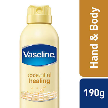 Vaseline Intensive Care Spray Lotion, Essential Healing