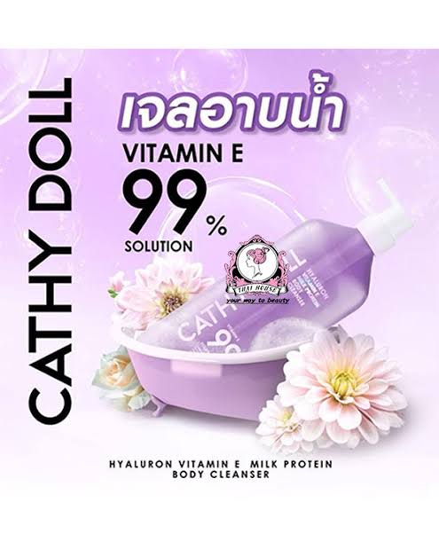 Cathy doll hyaluron vitamin e milk protein body Cleanser with Vitamin E 520ml