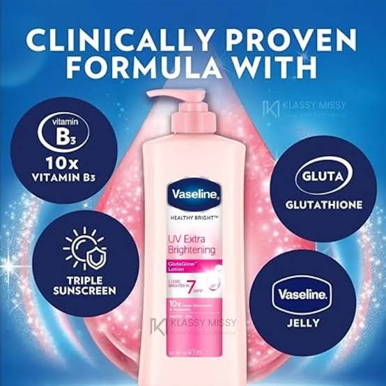 Vaseline Body Lotion Healthy Bright UV extra brightening lotion 400ML