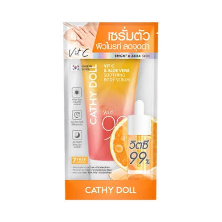 Cathy Doll Vit C & Aloe Vera Soothing Body Serum 175g