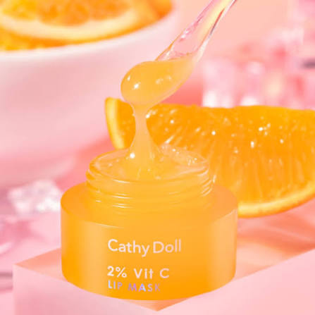 CATHY DOLL 2 % VIT C LIP MASK ORANGE BINGSU 4.5g