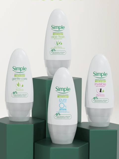 Simple Roll On Deodorant Pure Anti-perspirant 45 ML
