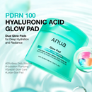 ANUA PDRN 100 hyaluronic acid glow pad-60 pads