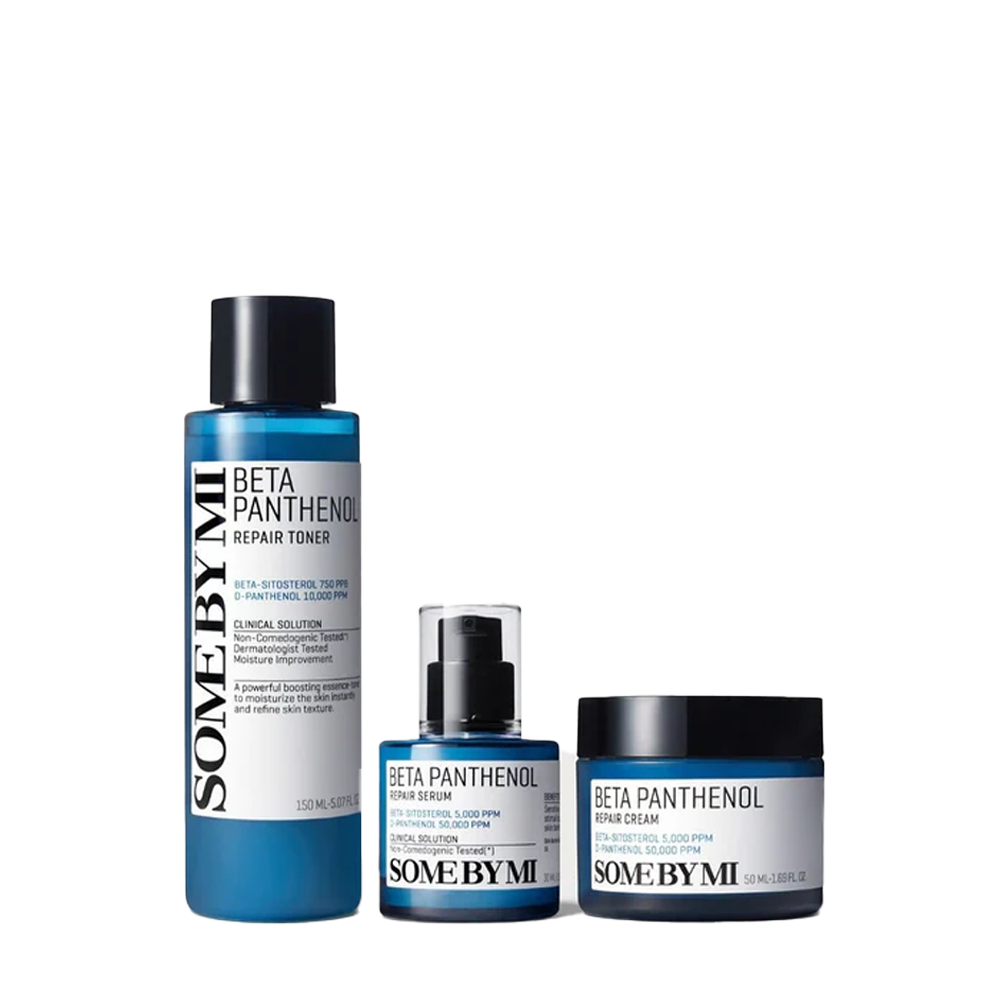 SOME BY MI Beta Panthenol Daily Set (Cleanser+Toner+Cream)