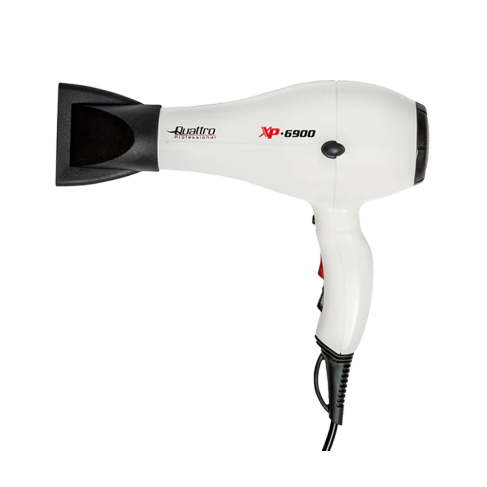 Quattro Professional Italian Hair Dryer 2500 Watts XP6900 White