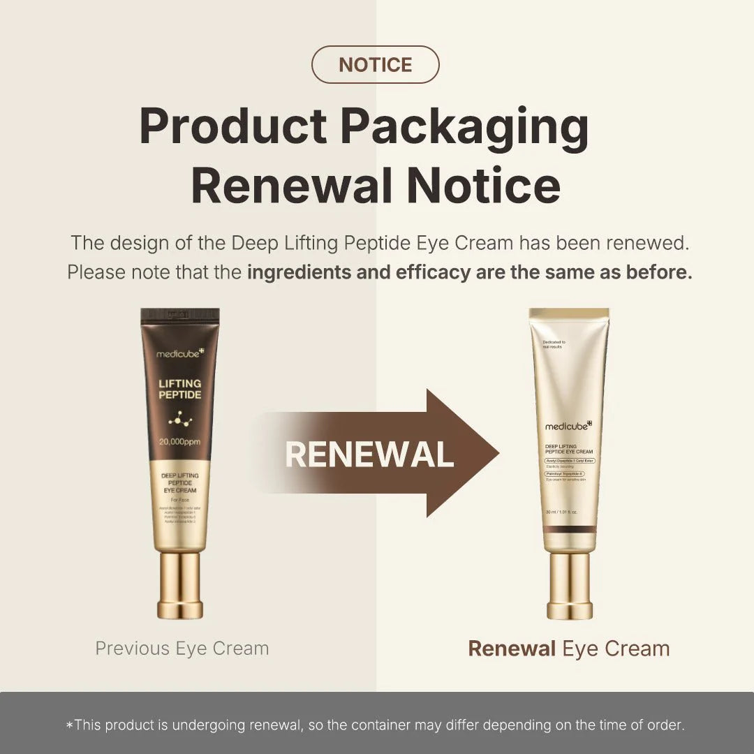 MEDICUBE Deep Lifting Peptide Eye Cream . 30ml