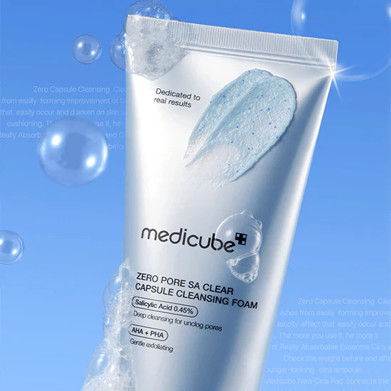 Medicube Zero Pore SA Clear Capsule Cleasing Foam 120g