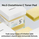 Numbuzin No.5+ Niacinamide Concentrated Toner Pad | Glutathione, Niacinamide, PHA & LHA, 180ml