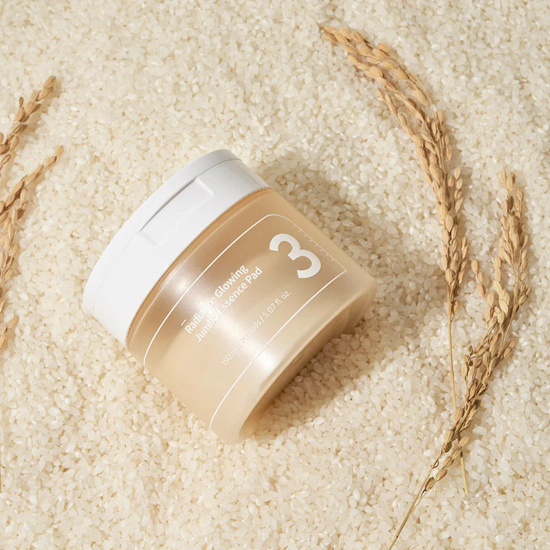 Numbuzin No.3 Radiance Glowing Jumbo Essence Pad (70 Pads)150ml