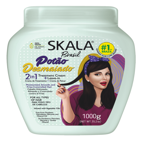 Skala Super Smooth Pot Patao Desmaiado 2 in 1 Treatment Cream & Leave-in 1000g