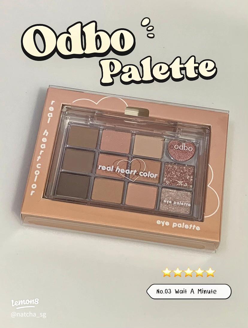 Odbo Real Heart Color Eye Palette