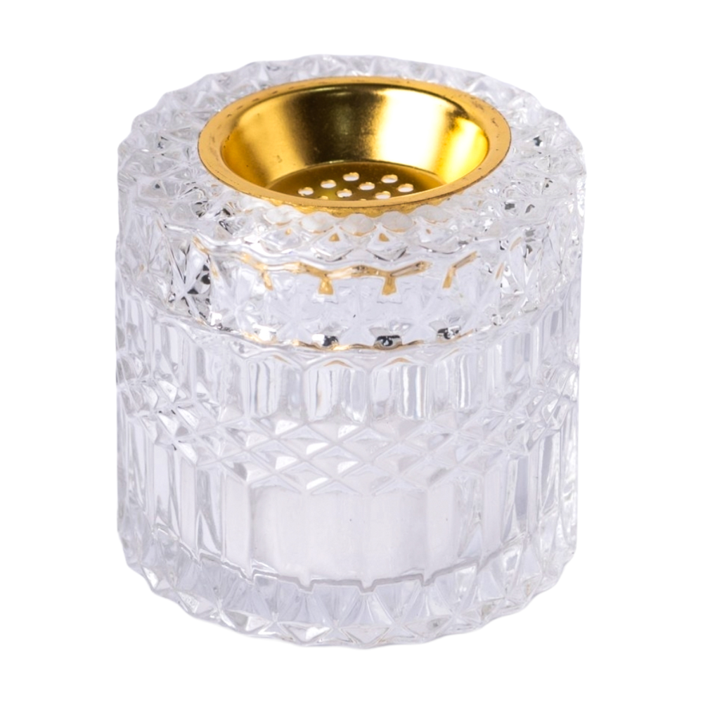 Crystal round Incense Burner