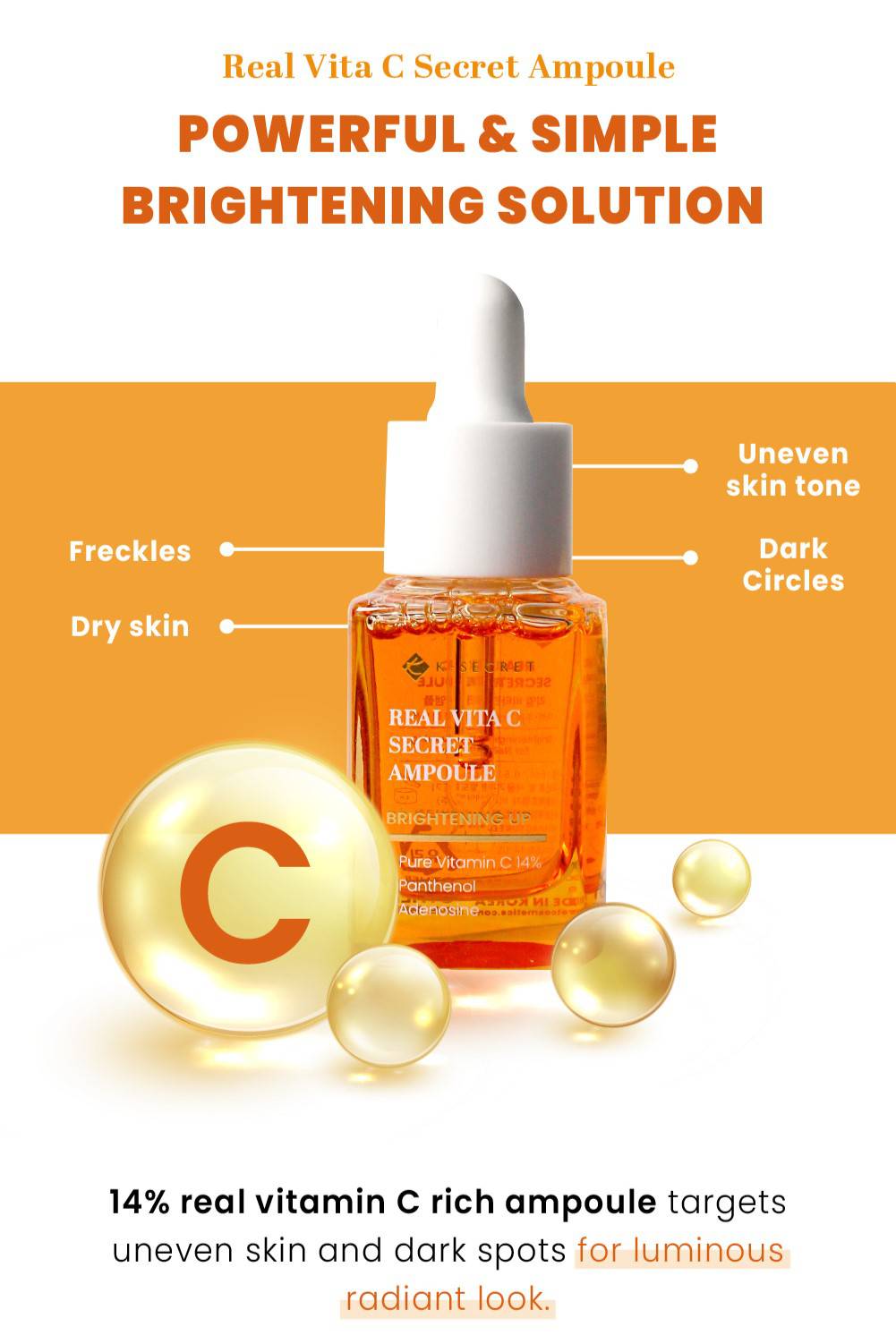 K-SECRET Real Vita C Ampoule 15ml