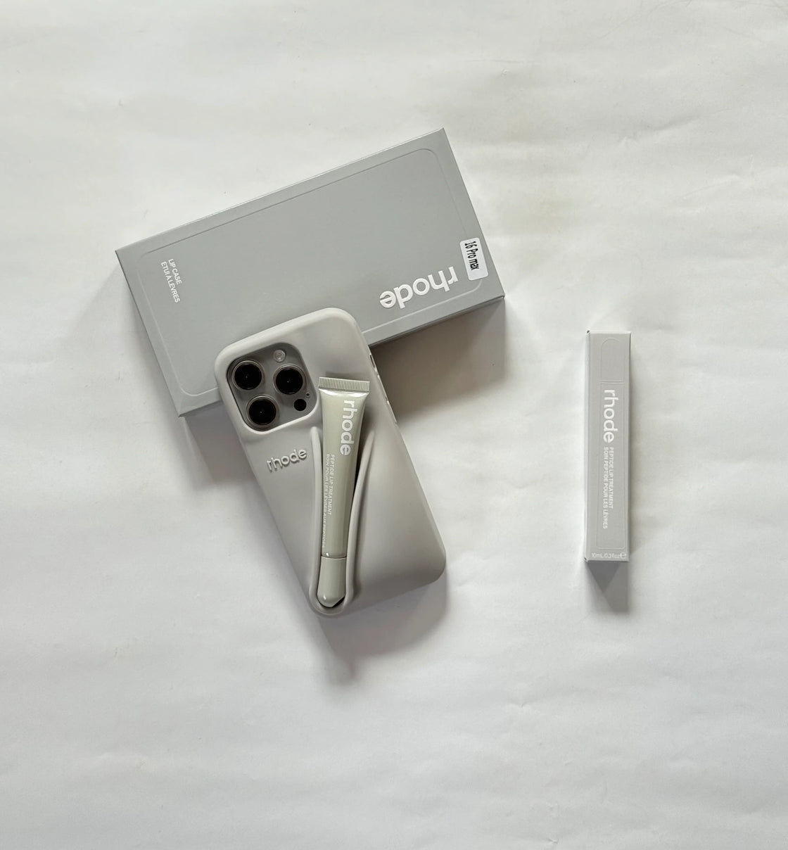 RHODE Lip Case - 15 Pro grey  (lip tint not included)