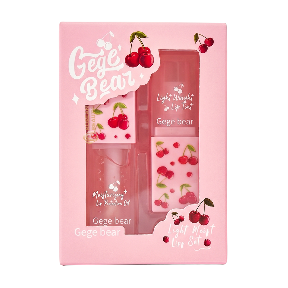 GEGE BEAR Nourishing Cherry Lip Set 3.8g