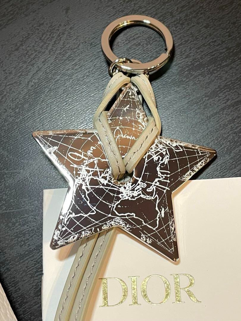 Dior Novelty Charm Key chain Shine Star Key ring
