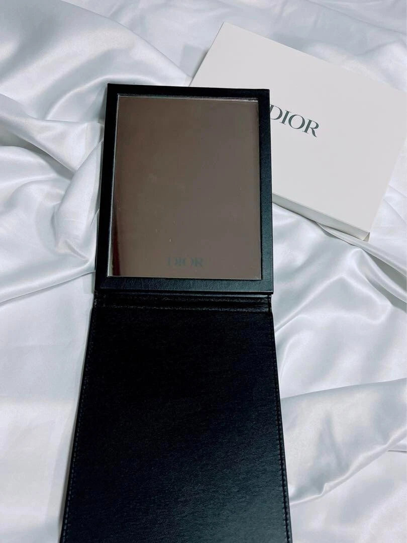 Christian Dior stand mirror Black CD Logo
