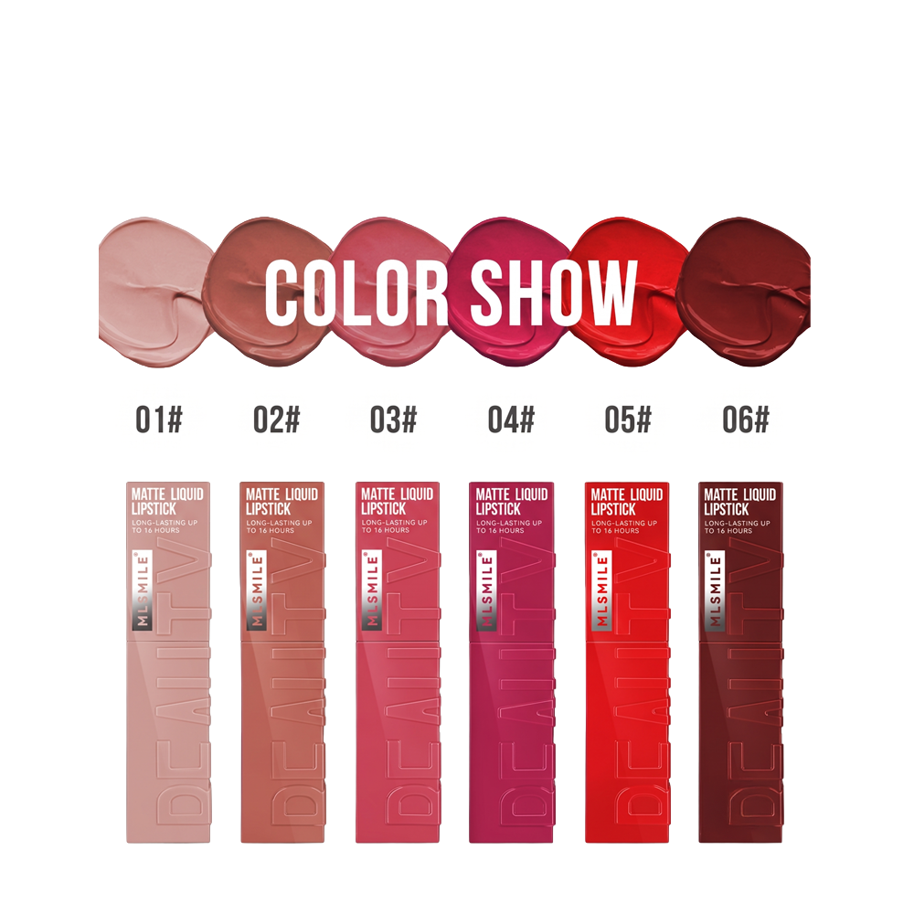 Liquid matte lipstick for lips MLSMILE Matte Liquid Lipstick Beauty
