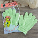Ibeauty Exfoliating Bath Gloves-Green