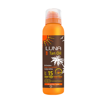 Luna Sun Tan Oil SPF 15 -200 ML