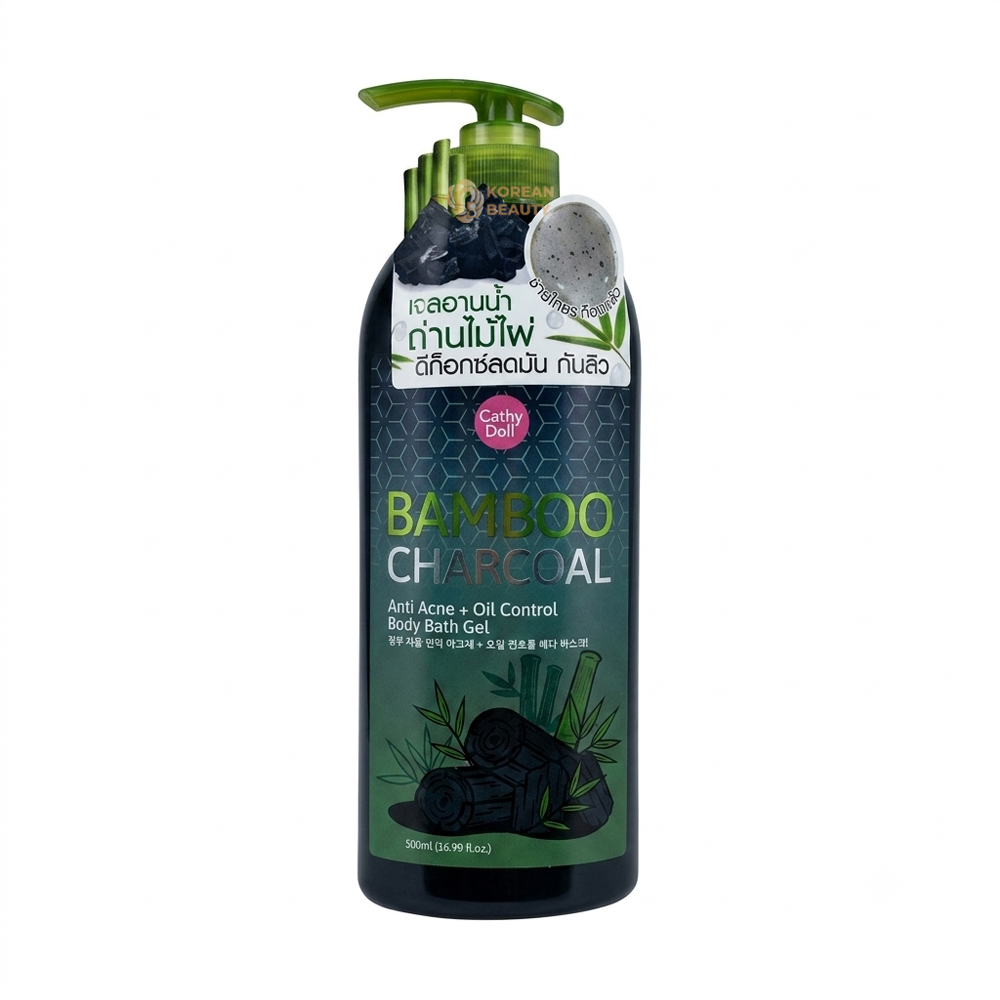 Cathy Doll Bamboo Charcoal Anti-Acne+ Oil Control Body Bath Gel - 500ml