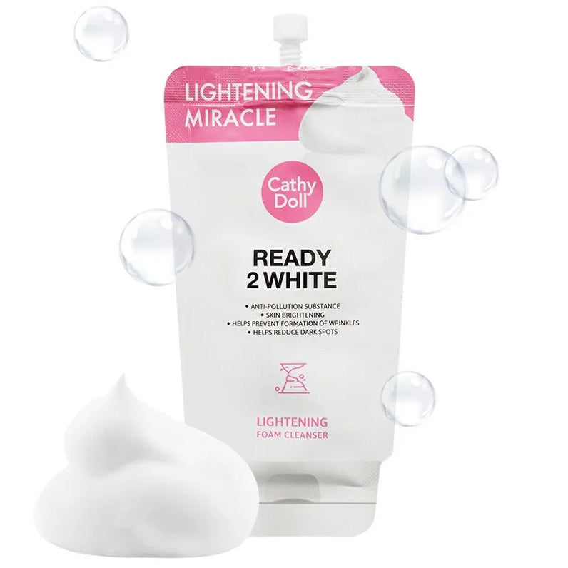Cathy Doll Ready 2 White Lightening Foam Cleanser - 12ml