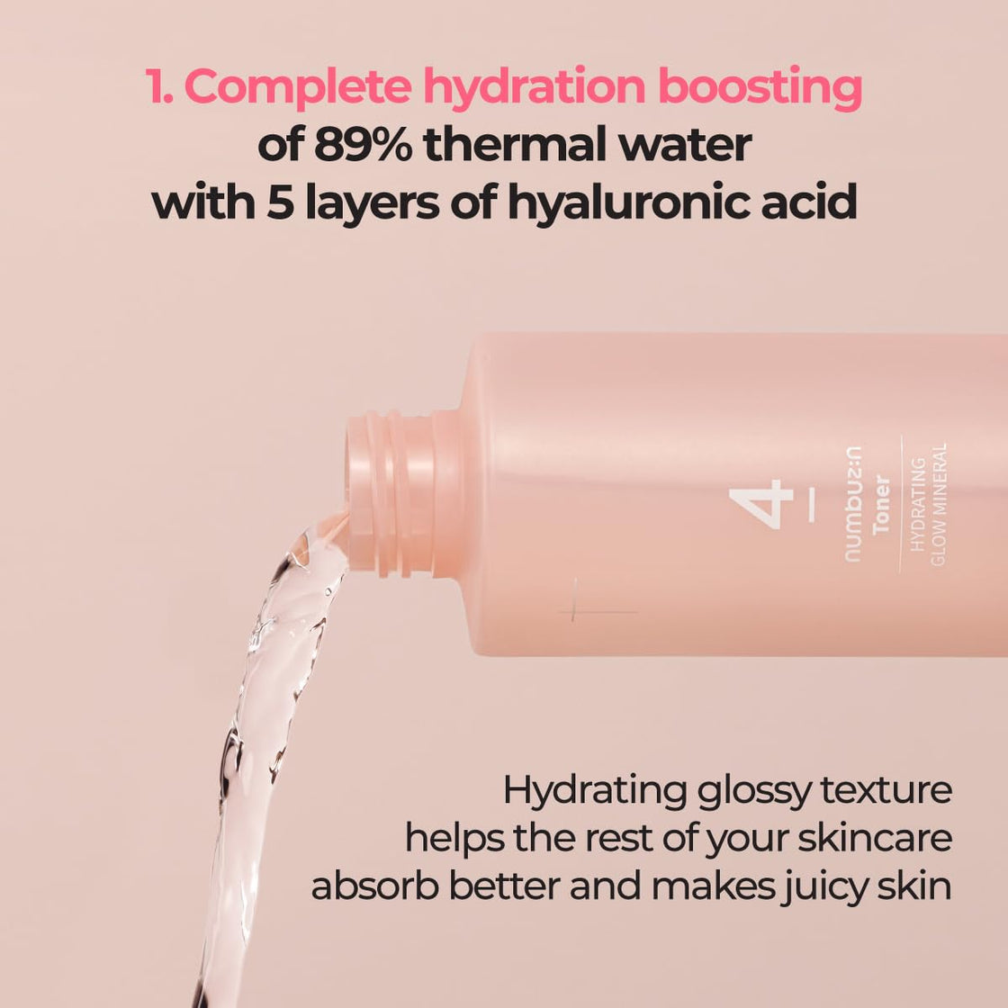 Numbuzin No.4 Hydrating Glow Mineral Toner- 200ml