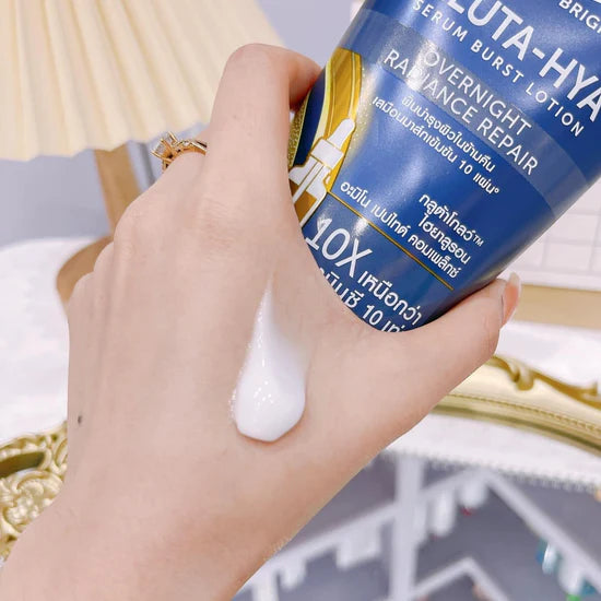 VASELINE GLUTA-HYA SERUM BURST LOTION OVERNIGHT RADIANCE REPAIR 300ML
