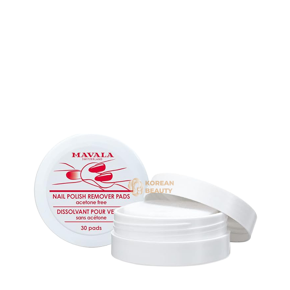 Mavala Nail Polish Remover Acetone Free 30 Pads
