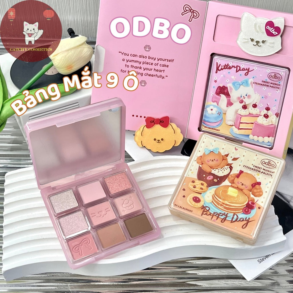 ODBO KITTY DAY SWeet munch eyeshadow palette