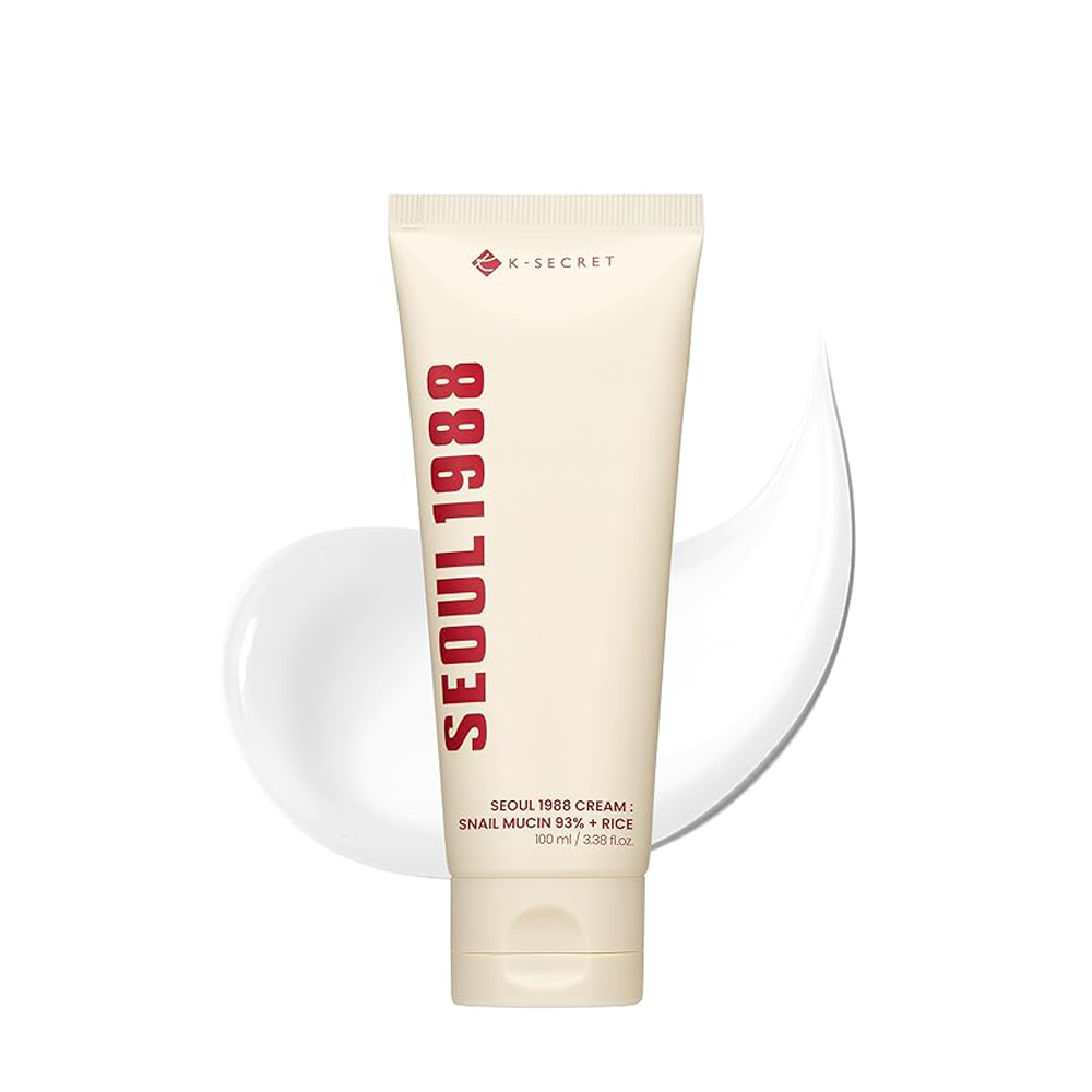 KSECRET SEOUL 1988 Cream : Snail Mucin 93% + Rice, 100ml